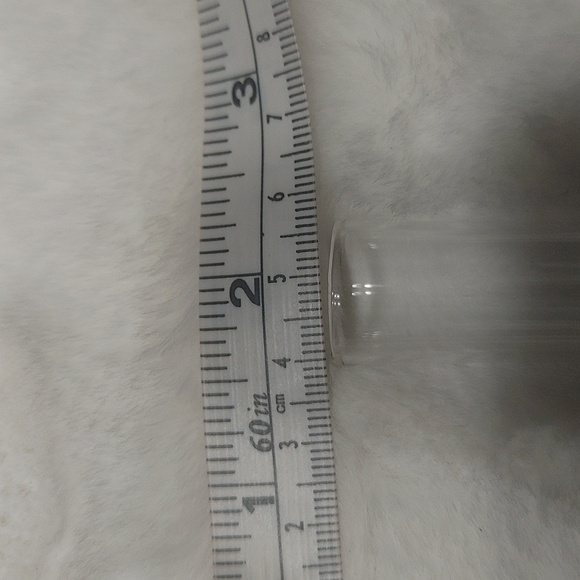 Vintage Murano Style Controlled Bubbles Pink Glass Ball Bud Vase - Picture 5 of 8